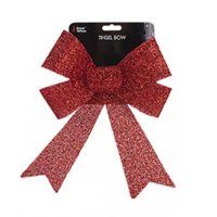 (image for) Red Tinsel Bow
