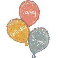 Rose Gold Happy Birthday To You Balloons Supershape Balloons