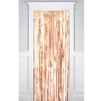 (image for) Rose Gold Fringe Door Curtains