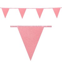 (image for) Rose Gold Glitter Party Bunting