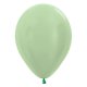 (image for) 12" Satin Green Latex Balloons 25pk