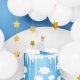 (image for) Light Blue Birthday Candle Number 4