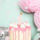 (image for) Light Pink Birthday Candle Number 6