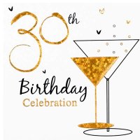 30th Birthday Party Invitations 6pk