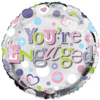 (image for) 18" Your Engaged Foil Balloons