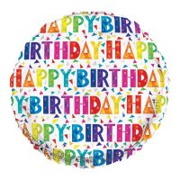 (image for) 18" Happy Birthday Foil Balloons