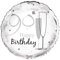 18" Happy 90th Birthday Foil Balloons