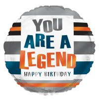 18" You Are A Legend Birthday Foil Balloons