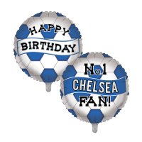18" Chelsea Birthday Football Foil Balloons