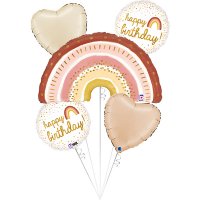 (image for) Boho Rainbow Bouquet Set Balloons