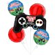 (image for) Game On Happy Birthday Bouquet Set Balloons