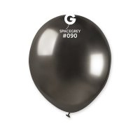 (image for) 5" Shiny Space Grey Latex Balloons 100pk