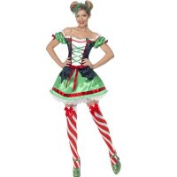 Female Holly Princess Fancy Dress Costumes