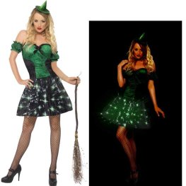 (image for) Wicked Light Up Witch Halloween Costumes