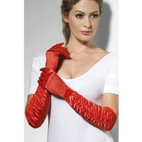 Long Red Temptress Gloves