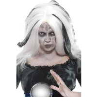 White and Grey Soothsayer Wig