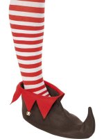 Brown And Red Elf Shoes