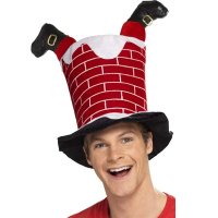 Santa Stuck In Chimney Hats