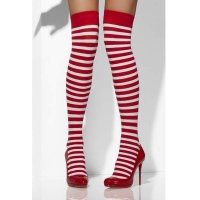 Red And White Striped Stockings