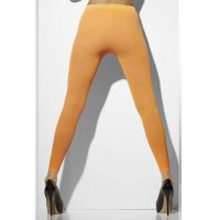 (image for) Neon Orange Footless Tights