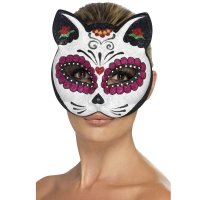 Sugar Skull Cat Eyemask