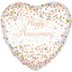 (image for) 18" Sparkling Fizz Happy Anniversary Foil Balloons