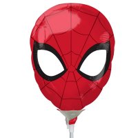 (image for) 9" Spider-Man Head Mini Shape Balloons