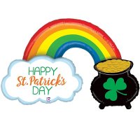 (image for) St Patrick's Day Pot Of Gold Shape Balloons