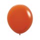 (image for) 18" Fashion Sunset Orange Latex Balloons 25pk