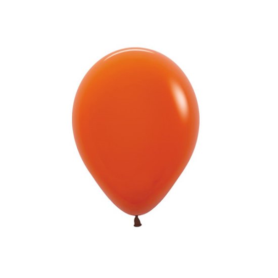 (image for) 5" Sunset Orange Latex Balloons 100pk