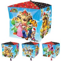 Super Mario Bros Cubez Foil Balloons