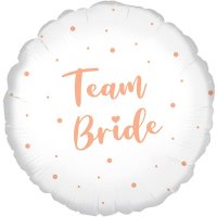 18" Rose Gold Team Bride Foil Balloons