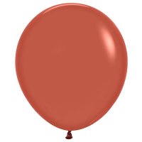 (image for) 18" Fashion Terracotta Latex Balloons 25pk