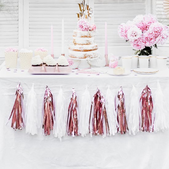 White Tassel Garlands