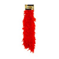 Red Feather Boa 150cm