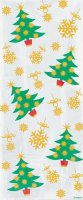 (image for) Golden Christmas Tree Cello Bags x20