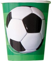 (image for) 3D Soccer Paper Cups 8pk