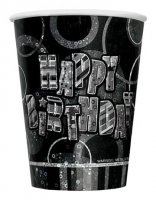 Happy Birthday Glitz Cups x8