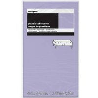 Lavender Rectangle Plastic Tablecover