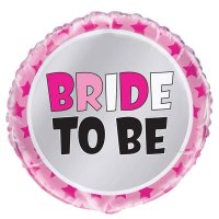 (image for) 18" Pink Bride To Be Foil Balloons