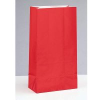 (image for) Ruby Red Paper Party Bag 12pk