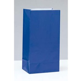 (image for) Royal Blue Paper Party Bag 12pk