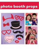(image for) Valentines Day Photo Booth Props