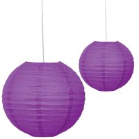 Pretty Purple Paper Lantern 1pk