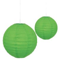 Lime Green Paper Lantern 1pk
