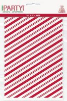 (image for) Red Stripe Cello Bags 20pk