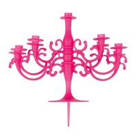 (image for) Hot Pink Chandelier Cake Topper