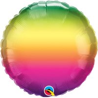 18" Vibrant Ombre Foil Balloons