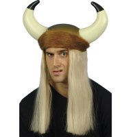 Viking Helmet With Hair