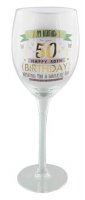 (image for) 50th Birthday Girl Wine Glass